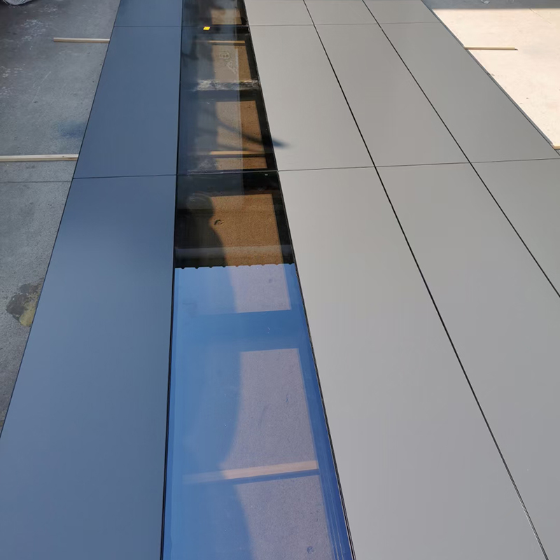 Бесплановая стеклянная современная жилая автоматическая дверь гаража секции