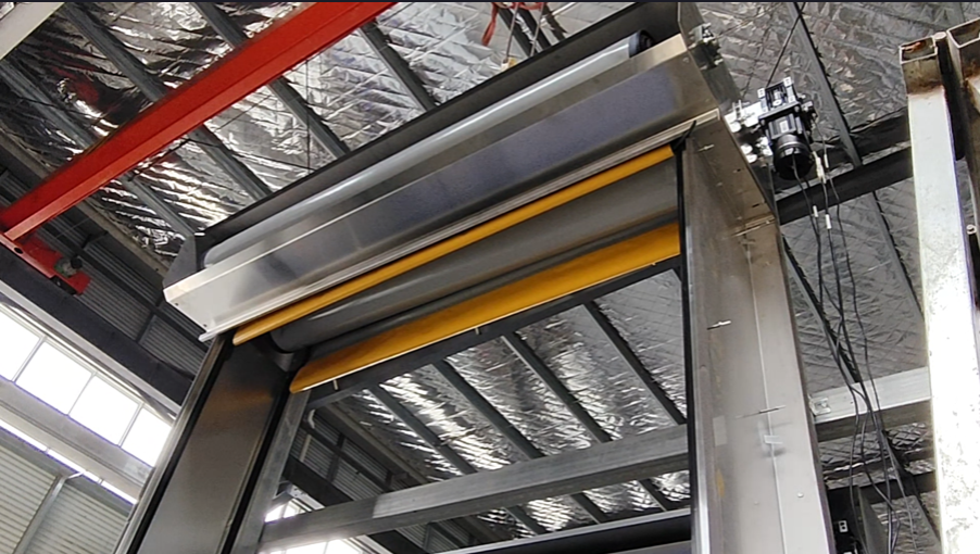 Способ установки высокоскоростной двери