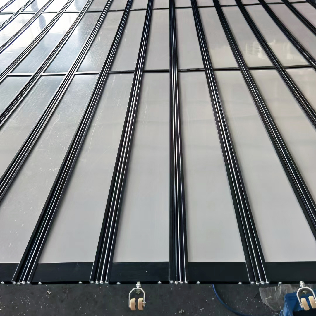 Прозрачная складная дверь хрустального ПК